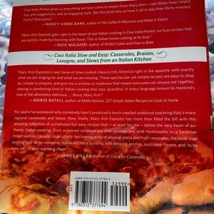 Ciao Italia Cookbook
